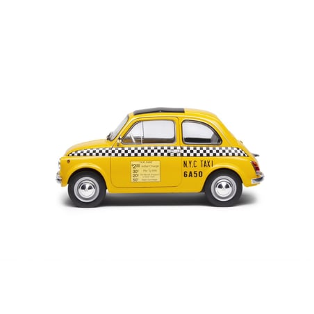 Solido 1/18 Fiat 500 TAXI NYC 1965