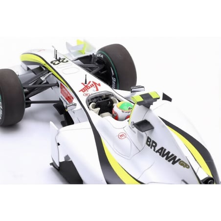 Minichamps 1/18 Brawn BGP 001 F1 No.23 Rubens Barrichello Winner Europe GP (Valencia) Formula 1 2009