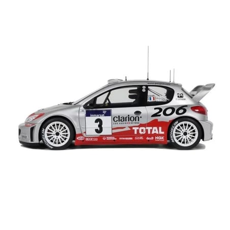 Otto Mobile 1/18 Peugeot 206 WRC Tour de Corse 2002