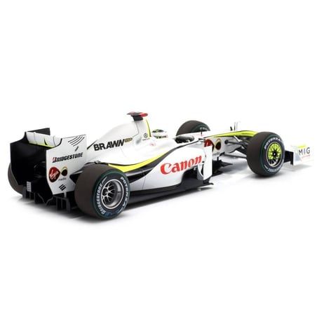 Minichamps 1/18 Brawn BGP 001 F1 No.22 Jenson Button 5th Singapore World Champion 2009