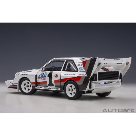 Autoart 1/18 Audi Sport Quattro S1 Pikes Peak 1987 Winner W.Röhrl Νο.1