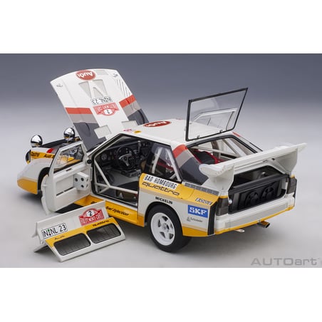 1:18 Audi Sport Quattro S1 Rally Monte Carlo 1986 W. Röhrl/C. Geistdörfer No.2