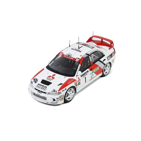 Otto Mobile 1/18 Mitsubishi Lancer EVO IV No.1 Rally Catalunya 1997 T. Makinen
