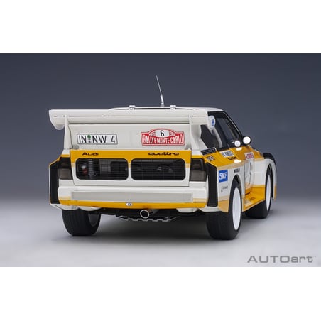 Autoart 1/18 Audi Quattro S1 No.6 Rally Monte Carlo 1986 H.Mikkola/A.Hertz