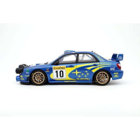 Otto Mobile 1/18 Subaru Impreza WRC (night version) No.10, Winner Rally Monte Carlo 2002 T.Makinen/K.Lindstrom