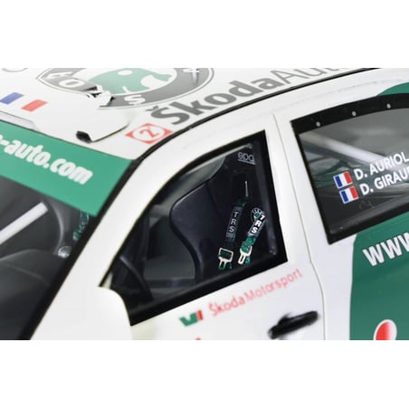 Otto Mobile 1/18 Skoda ctavia WRC EVO3 No.14 Rally Monte Carlo 2003 D.Auriol - D.Giraudet