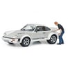 Schuco 1/18 Porsche 911 Röhrl x911 with Figure (1974 Porsche 911 G)