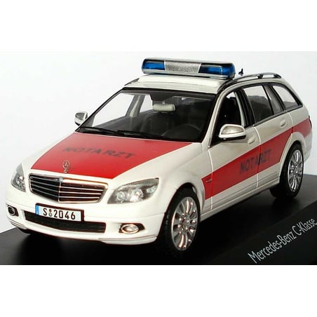 Schuco 1/43 Mercedes C Class T Model (S204) Notarzt Emergency Services 2008