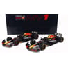 Minichamps 1/18  Red Bull Racing RB19 2 Car Set F1 RB19 No.1 Qatar GP & Sprint Formula 1 World Champion Max Verstappen