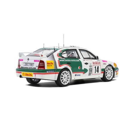 Otto Mobile 1/18 Skoda ctavia WRC EVO3 No.14 Rally Monte Carlo 2003 D.Auriol - D.Giraudet
