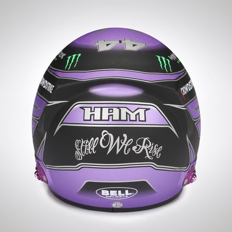 Mini Helmet/Bell Helmet 1/2 Mercedes F1 Lewis Hamilton 2021 F1 Helmet