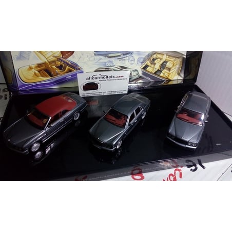 Minichamps 1/43 Set of 3 Bentleys: Bentley Azure/Bentley Arnage T/Bentley Brooklands- Limited Designer Edition