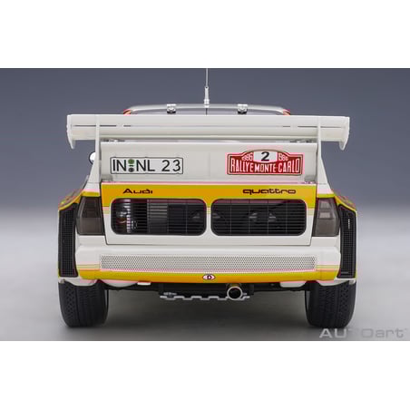 1:18 Audi Sport Quattro S1 Rally Monte Carlo 1986 W. Röhrl/C. Geistdörfer No.2