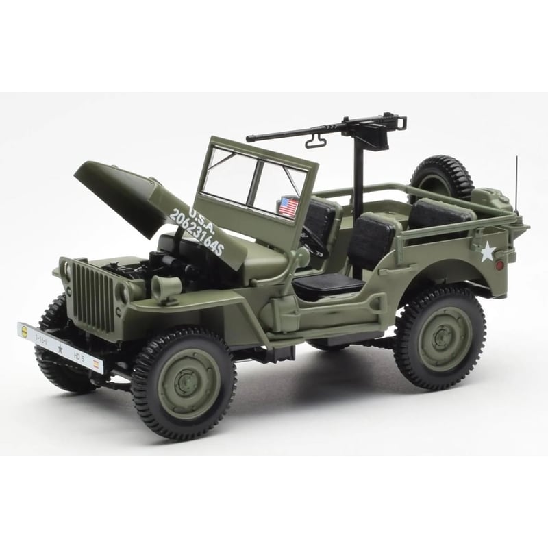 Jeep Willys MB 1/16 Militaire - Armée US Seconde Guerre Mondiale - Miniature Collection
