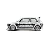 Otto Mobile 1/18 Volkswagen Golf 1 GTi Voomeran White