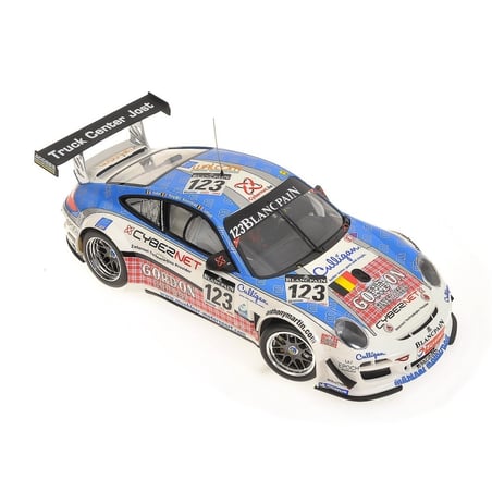 Minichamps 1/18 Porsche 911 GT3 R Muhlner Motorsport 24h Spa 2011 Fumal/Thiry/Rosenblad/Lefort