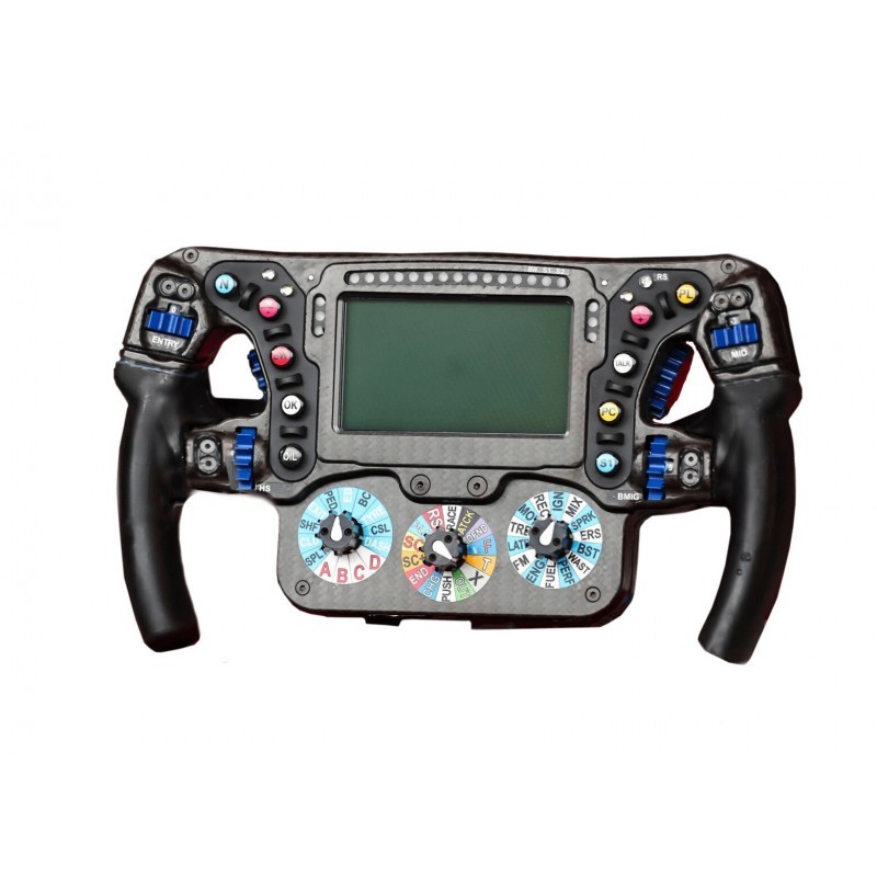 HC Models 1/2  ALFA ROMEO F1 C43 STEERING WHEEL 2023 Bottas No.77 & Guanyou No.24