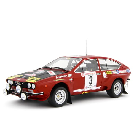 LaudoRacing 1/18 Alfa Romeo Alfetta Gr.2 Autodelta No.3 Rally Tour de Corse 1975 Andruet /Jouanny