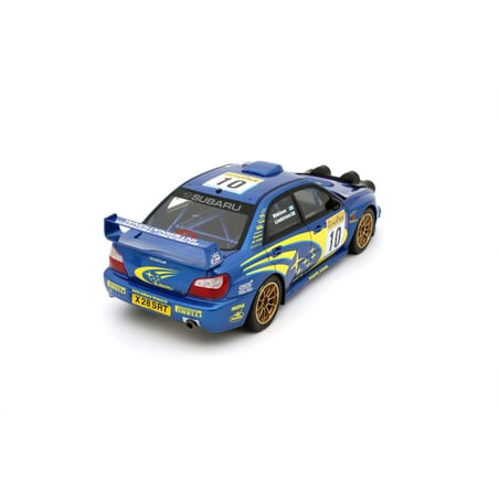 Otto Mobile 1/18 Subaru Impreza WRC (night version) No.10, Winner Rally Monte Carlo 2002 T.Makinen/K.Lindstrom