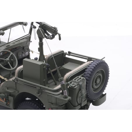 1/18 Jeep Willys, 1943 U.S. Army with Trailer and Accessories