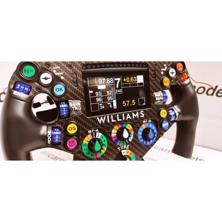 Minichamps 1/1 Team Williams F1 FW46 Steering Wheel No.23 Alex Albon/Franco Colapinto/Logan Sargeant 2024