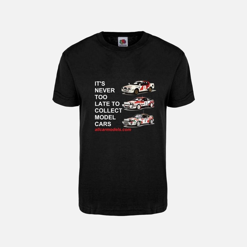 Fruit of the Loom® Men's T-shirt XL It's Never Too Late to Collect Model Cars
