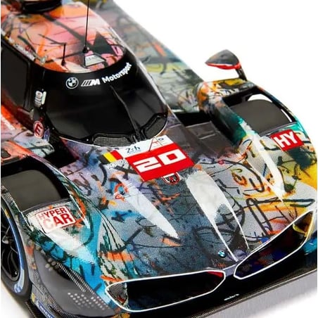 BMW Art Car Julie Mehretu 1/18 BMW M Hybrid V8 Turbo Team WRT No.20 24hrs Le Mans 2024 Sheldon V.D.Linde/Rene Rast Robin Frijns