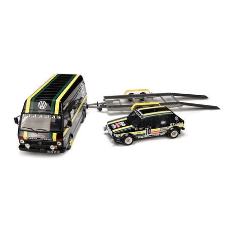 Otto Mobile 1/18 VW LT35,Golf Gti MK1 Gr.2,1981 BP Racing No.10 Td France J. Panciatici / P.Thinnes