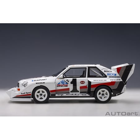 Autoart 1/18 Audi Sport Quattro S1 Pikes Peak 1987 Winner W.Röhrl Νο.1