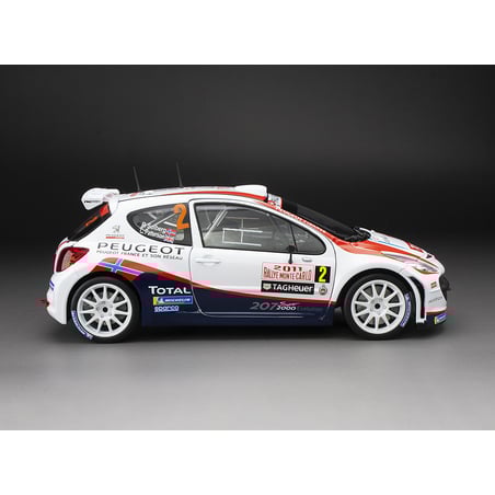 Sun Star 1/18 Peugeot 207 S2000, Rallye WM, Rallye Monte Carlo, 2011, No.2, P.Solberg/C.Patterson