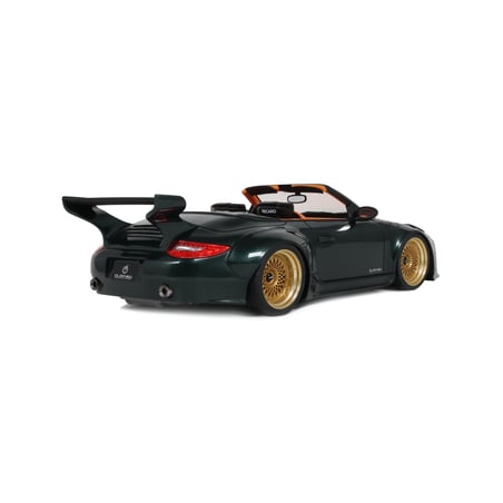 GT Spirit 1/18 Porsche 911 (997.2) Old & New Tokyo Car Salon with golden Rims 2010