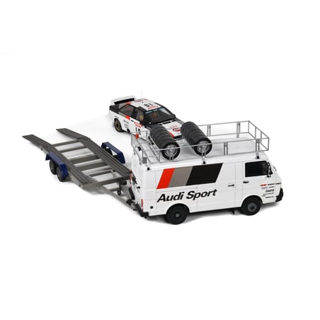 Otto Mobile 1/18 Pack VW LT35 + Audi Quattro A2 Tour de Corse 1983