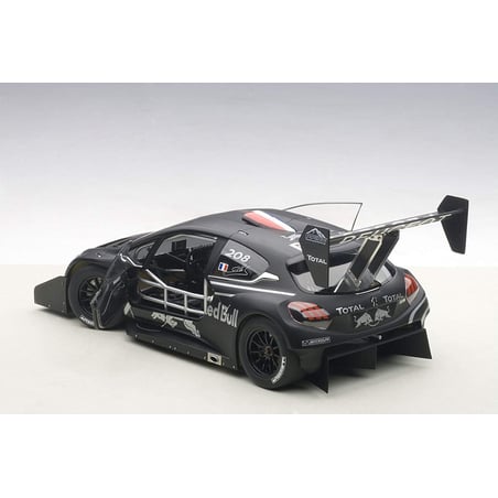 Autoart 1/18 Peugeot 208 T16 Pikes Peak Presentation Car, Red Bull 2013 Sebastian Loeb