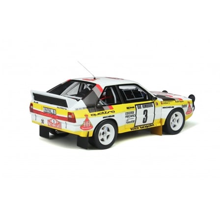 1:18 Audi Sport Quattro Rallye 1985 Rally Monte Carlo  No.3 Drivers W. Rohrl - Ch. Geistdoerfer