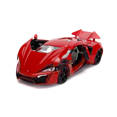 1/18 Dom's Lykan Hypersport with lights and Dom's Figurine