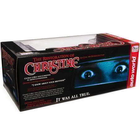 Autoworld 1/18 Plymouth Fury CHRISTINE Partially Restored 1958