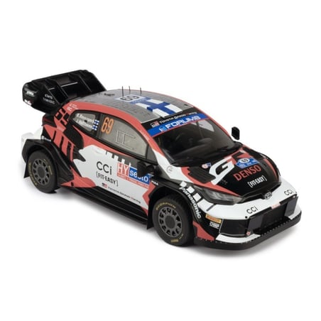 Ixo Models 1/18 Toyota GR YARIS Rally1 Hybrid No.69 Rally Finland 2024 K.Rovanperä / J.Halttunen