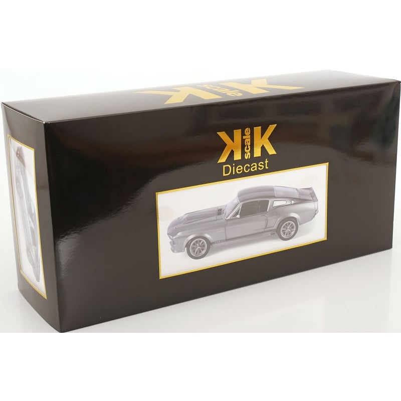 FORD MUSTANG SHELBY Gt500 Eleanor 1967 Grey Metallic/Black 1:12 EUR 236