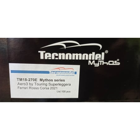 Tecnomodel 1/18 Touring Superleggera Aero 3 based on Ferrari F12 2021