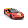 Bburago De Luxe Edition 1/18 Ferrari SF90 Stradale Hybrid 1000hp No.50 24hrs Le Mans Livery with Showcase