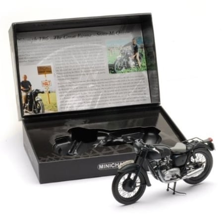1:12 Triumph TR6 from the Movie: The Great Escape with Steve McQueen (Minichamps)