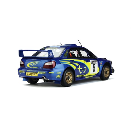 Otto Mobile 1/18 Subaru Impreza WRX STI Night Lights No.5 Rally RAC 2001 R. Burns/ R. Reid