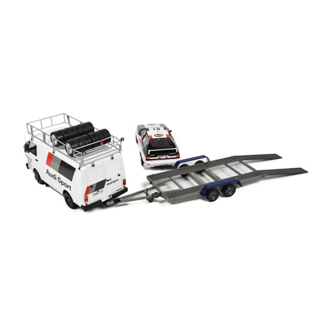 Otto Mobile 1/18 Pack VW LT35 + Audi Quattro A2 Tour de Corse 1983