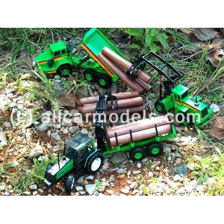 Joal 1/50 Forest set (tractor- trailer- excavator)