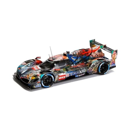 BMW Art Car Julie Mehretu 1/18 BMW M Hybrid V8 Turbo Team WRT No.20 24hrs Le Mans 2024 Sheldon V.D.Linde/Rene Rast Robin Frijns