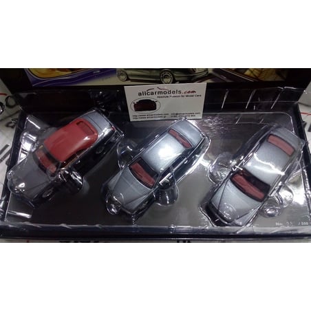 Minichamps 1/43 Set of 3 Bentleys: Bentley Azure/Bentley Arnage T/Bentley Brooklands- Limited Designer Edition