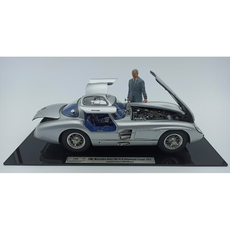 CMC 1/18 Mercedes-Benz 300 SLR Uhlenhaut Coupé, 1955, with Rudolf