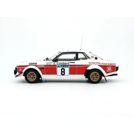 Otto Mobile 1/18 Toyota Celica RA21 Rally Europe (RAC) No.8 Hanny Mikkola / Arne Hertz 1977