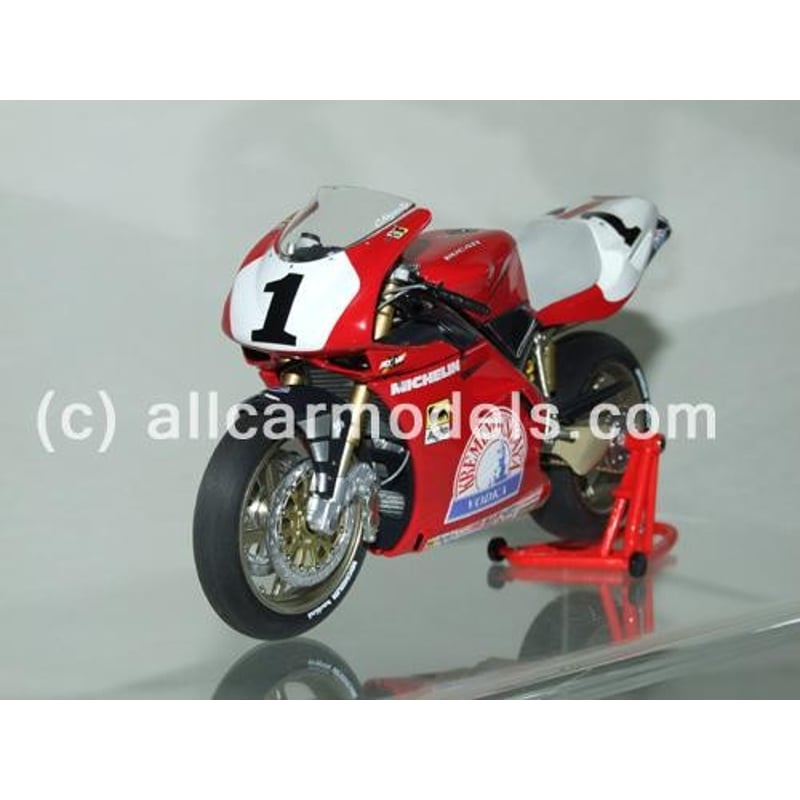 Minichamps 1/12 Ducati 916 No.1 Team Ducati Corse Virgino World Champion WSB 1995 Carl Fogarty