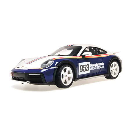 Minichamps 1/18 Porsche 911 (992) Dakar No.953 Roughroads Rallye Design Package 2022